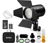 Godox Flash TTL AD100 Pro II AD100Pro II avec système X sans fil AK-R1 | Batterie 2850 mAh, charge USB-C, LED 2 W avec 10 niveaux, 490 flashs pleine puissance, recyclage de 0,01 à 1,5 s