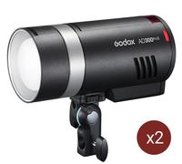 GODOX Flash Witstro AD300 Pro II - Lot de 2