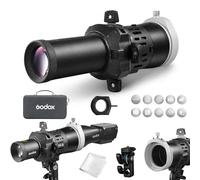 Godox FP-R-19 - Projecteur de flash à tête ronde - 19° - Pour V1 V1Pro V100 AD100Pro II H200R - Rotation à 360° - Avec boîtier en métal - Pour gobos et films colorés