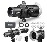 Godox FP-R-36 - Projecteur de flash à tête ronde - 36° - Pour V1 V1Pro V100 AD100Pro H200R - Rotation à 360° - Avec boîtier en métal - Pour gobos et films colorés