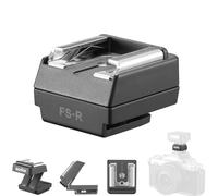 Godox FS-R Adaptateur de sabot de flash pliable à contact unique, hauteur réglable de 30 mm, compatible avec flash d'appareil photo Godox iM20/iM22/iM30PRO (pas de TTL)