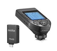 Godox FT433-N TTL Déclencheur de flash sans fil pour appareils photo Nikon, 433 MHz, 2 en 1, 32 canaux avec récepteur Godox 1/8000s HSS TTL TCM pour Godox AD200ProII, AD600ProII, AD600BMII (FT433-N)
