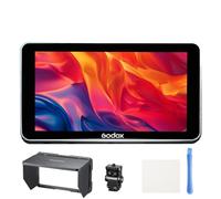 Godox GM6S Pro Kit 1 Moniteur de Champ pour Appareil Photo Reflex numérique, écran Tactile 5,5", entrée/Boucle HDMI 4K 2000 nits, importation LUT 3D, HD 1920 x 1080 IPS, Capture d'écran