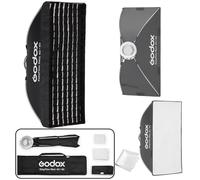 GODOX Godox EazyFlow Rect Boîte à lumière portable à pliage rapide avec grille, support Bowens entièrement en métal pour flash de studio et éclairage vidéo LED, pour lumière de jante et lumière