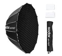 GODOX Godox QR-P120T Softbox parabolique à dégagement rapide avec grille en nid d'abeille, support Bowen avec diffuseur avant et intérieur, sac de transport pour Godox MS300 MS300-V SK400II QT400III Q