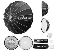 Godox Godox S120T Boîte à lumière parapluie à dégagement rapide 120 cm Support Bowens avec diffuseurs avant et intérieurs amovibles pour photographie, streaming en direct et voyage