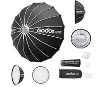 Godox Godox S85T Boîte à lumière parapluie à dégagement rapide 85 cm Support Bowens avec diffuseurs avant et intérieurs amovibles pour photographie, streaming en direct et voyage