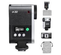 GODOX iA32 Mini Flash Speedlite, Godox Mini Flash avec 8 Niveaux de Puissance de Sortie, Environ 490 Flashs à Pleine Puissance, Griffe à Contact Unique, pour Canon Sony Nikon Fuji Olympus Caméra