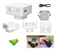Godox iM20 Mini Flash Lithium intégré pour Canon, Sony, Nikon - 440 flashs, 3s recharge (Blanc)