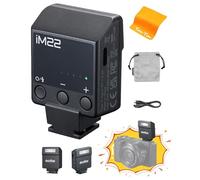Godox IM22 Blitz Kamerablitz Taschenblitz Flash Mini, Type-C Top, Godox IM22 Blitz pour Les caméras Fuji Canon Nikon Sony Olympus Panasonic