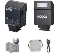Godox iM22 iFlash Flash Flash 5 niveaux de puissance du flash Mini Speedlite Batterie rechargeable intégrée pour appareils photo Fuji,Canon,Nikon,Sony,Olympus,Panasonic