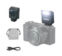 Godox iM22 Mini Flash pour Appareil Photo,Batterie Rechargeable Type-C avec 5 Niveaux de Puissance de Flash,440 Flash Pleine Puissance pour Appareil Photo Canon Fuji Sony Nikon,Hotshoe à Contact Uniqu