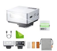 Godox iT20 C Camera Flash pour Canon EOS R R5 R6 R7 R5 Mark II R6 Mark II, 45g Ultra-Compact, M/TTL, Filtres de Couleur Magnétique, 700+ Flashs, Recyclage 1,5s et Contrôle de Puissance Précis (Argent)