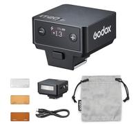 GODOX iT20 C/N/S/F/O iFlash TTL Lampe de poche pour appareil photo 700+ flashs et recyclage 1,5 s, 6 arrêts (alimentation 1/32 à 1/1), batterie intégrée avec diffuseur magnétique et filtre (noir, pour