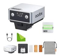 Godox iT20 F Appareil Photo Flash Speedlight pour Fuji - TTL Auto Lighting, 1,5S Recycle Rapide, 700 Coups de feu, avec Filtres de Couleur Magnétique (Argent)