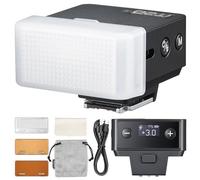 Godox iT20-F Flash avec Diffuseur pour Fujifilm, Mini Flash TTL avec Écran Intuitif, Recyclage 1.5s, 700Fois Flashs, Batterie USB-C, Petit Flash(Noir)