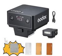 Godox iT20 F TTL Appareil Photo Flash Speedlight 700 Temps de Flash, 1,5 s Temps de Recyclage avec filtres de Couleur magnétiques pour Les appareils Photo Fuji (Noir, pour Fuji)