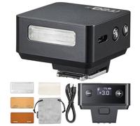 Godox iT20-N Mini Flash pour Nikon, Flash Mini TTL avec Écran, Recyclage 1.5s, 700 Fois Flashs à Pleine Puissance, Charge USB-C, Batterie Intégrée, Petie Flash de Nikon (Noir)