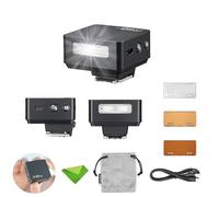 Godox it20 o it20-o TTL Flash pour Les caméras Panasonic Olympus, 700 Flash Complet, Temps de Recyclage de 1,5s, Batterie au Lithium intégrée, Mini speedlight Flash avec filtres de Couleur (Noir)