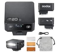 Godox iT20 O TTL Mini flash - Flash iT20O pour appareil photo Olympus IM20 amélioré 300 mAh, 700 + flashs de 1,5 s avec diffuseur magnétique/filtre de couleur accessoires pour appareils photo Olympus