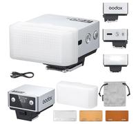 Godox iT20-S iT20 S Flash de l'appareil Photo avec Diffuseur Blanc Speedlite 6 Niveaux de Puissance 700 Flashs à Pleine Puissance TTL avec Puce de Couleur Magnétique pour Sony DSLR(Argent)