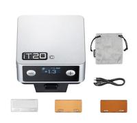 GODOX iT20C TTL Speedlite 700 Flash à pleine puissance 1,5 s Temps de recharge 1/8000s HSS Flash avec diffuseurs magnétiques et filtres de couleur pour appareils photo Canon (argent)