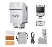 GODOX IT22 N Mini CAMERIE Flash pour Nikon, Conception Ultra-compacte, M/TTL, diffuseur magnétique et Filtre de Couleur, 700+ flashs, Recyclage 1,5s et contrôle de Puissance précis (Argent)