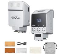 Godox iT22-N Petit Flash pour Nikon, Mini Flash TTL avec Écran Intuitif, Recyclage1,5s, 700 Fois Flashs à Pleine Puissance, Rechargeable par USB-C, Flash (Argenté)
