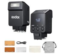 Godox iT22-O Flash pour Olympus Panasonic, Mini Flash TTL écran intuitif | Recyclage 1,5 s, 700 flashs Pleine Puissance avec Charge USB-C, Batterie intégrée, Flash de Poche Portable (Noir)