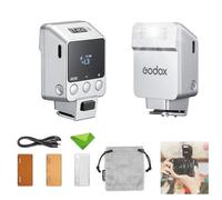 GODOX IT22 S IT22-S TTL Flash pour Sony, 700 Full Power Flash, Temps de Recyclage de 1,5s, Batterie au Lithium intégrée, Mini speedlight Flash pour Les caméras Sony avec filtres de Couleur (Argent)