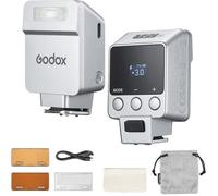 Godox iT22-S Mini Flash TTL pour Sony, USB-C Rechargeable, 700 Flashs, Argenté