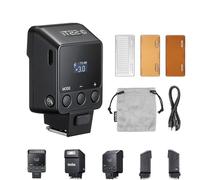 Godox iT22C Flash TTL pour appareils Photo Canon, HSS 1/8000 s, 700 Flashes à Pleine Puissance, Temps de Recharge de 1,5 s, Flash Speedlite avec diffuseurs magnétiques et filtres de Couleur (Noir)