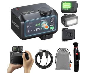 Godox IT30Pro L Mini TL-Blitz pour appareils photo Leica, 2.4G Wireless X System, HSS 1/8000s, flash compact avec écran tactile pour SL/SL2/SL3/Q2/M10