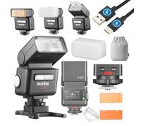 Godox iT32 Flash Appareil Photo TTL Mini avec Déclencheur X5-C pour CANON,Flash TTL Sans Fil 2.4G HSS 1/8000s, Compatible avec Canon EOS R RP R5 R6 R7 R8 R10 R100 R5 Mark II R6 Mark II 90D 750D M50 M3