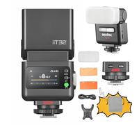 Godox iT32 Flash d'appareil Photo TTL avec déclencheur sans Fil X5 C 2,4 GHz HSS 1/8000s GN18 avec diffuseur magnétique pour appareils Canon