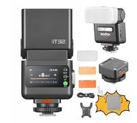 Godox iT32 Flash d'appareil Photo TTL avec déclencheur sans Fil X5 S 2,4 GHz HSS 1/8000s GN18 avec diffuseur magnétique pour appareils Photo Sony