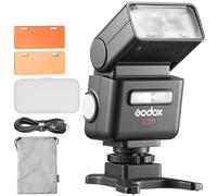 Godox iT32 Flash pour appareil photo + base magnétique X5-N compatible avec les appareils photo Nikon, TTL HSS + lampe LED, X5 sert sabot + déclencheur dans une base, contrôle sans fil et autres