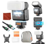 Godox IT32 pour Sony Appareil Photo Flash IT32 TTL Mini Flash avec X5S Déclencheur Flash Diffuseur HSS 2.4GHz Système X Flash Appareil Photo Écran Tactile Reflecteur Intégré Lumière Filtre Magnétique