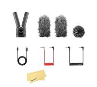 GODOX IVM-S3 Microphone Stéréo Intégré,Prise Son à 180°,Batterie Lithium 470mAh pour 15h D'autonomie,Prise en Charge des Cartes Mémoire pour Interviews,Performances Musicales et Tournages à Plusieurs