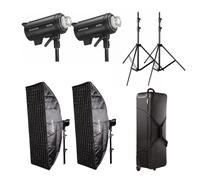 Godox - Kit 2 Flashs DP800III-V