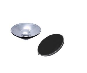 Godox - Kit Bol beauté 55cm argent BDR-S550 + Grille Monture Bowens