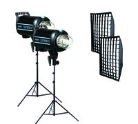 Godox - Kit complet 2 flashs QS300II