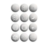 Godox Kit de Gobos SA-09 001 et 002 pour S30 et S60, Compatible avec Les Accessoires de Projection BFP et BLP, Comprend 12 Disques à Motifs (6 par Kit), Kit d’Éclairage Créatif à Projection