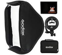 Godox Kit de Modificateur de Lumière Boîte de lumière softbox 80x80cm + Nouveau Forme de S Sabot de Support de flash (Monture Bowens) pour Flash Godox V850 V860c AD360 Canon 430EX/430EX II 580EX Nikon SB 800 YONGNUO 568 EX II etc.