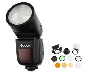 GODOX Kit Flash Speedlite V1 + Accessoires pour Nikon