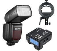 GODOX Kit Flash TT685 II Fuji avec Emetteur X2 et Support S