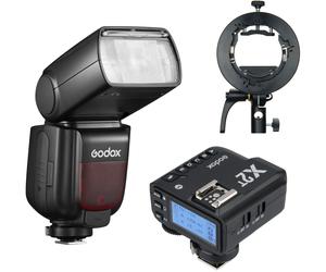 GODOX Kit Flash TT685 II Olympus/Pana avec Emetteur X2 et Support S2