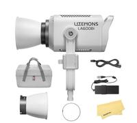 Godox LA600Bi Lampe Vidéo LED COB Bicolore avec Sac de Transport, 600W Monture Bowens Eclairage Continu, 2800K-6500K CCT, 11 FX Effets, pour Studio, Enregistrement Vidéo et Diffusion en Direct, Blanc