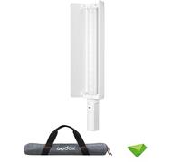 Godox LC500 Mini Baguette Lumineuse LED 20 W Bicolore CCT 2500 K-8500 K 11 Effets FX, CRI≥95 TLCI≥96, lumière Variable 0-100% pour vidéographie, Tournage, Interview avec Porte d'entrée (Blanc)