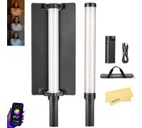 GODOX LC500 Mini LC500Mini 20W RGB Video Light Wand Éclairage Portable,Bâton Lumineux LED 2500-8500K avec Volets,CRI 95+ TLCI 96+,11 Effets Lumineux,Intensité Réglable 0-100%,Contrôle Via Application